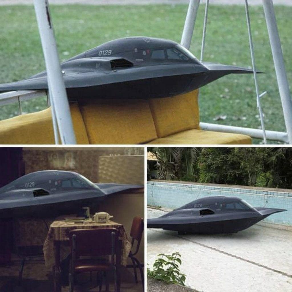 B-2 spotted in everyday locations